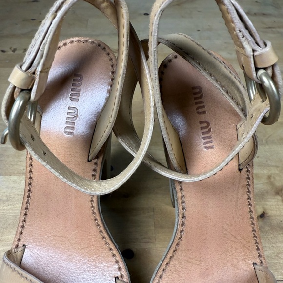 Miu Miu Leather heels size 5 - Picture 3 of 12